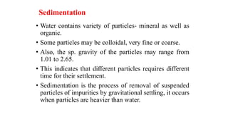 sedimentation | PPTX