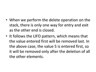 Stacks and Queue,Concept of Stack,LIFO,Fifo, | PPTX | Programming ...