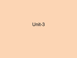 Unit-3
 