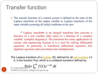 Introduction to control systems and basics | PPTX