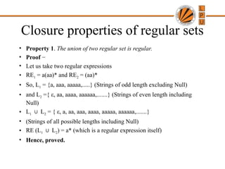 Null Aaaaaa Formal Languages and regular langugaes IN FLAG | PPT