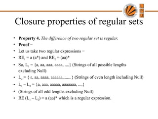 Null Aaaaaa Formal Languages and regular langugaes IN FLAG | PPT