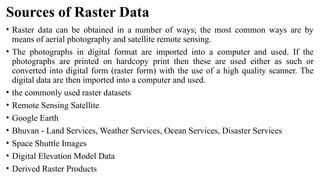 Unit - 3 Concept of Geographical Information System | PPTX