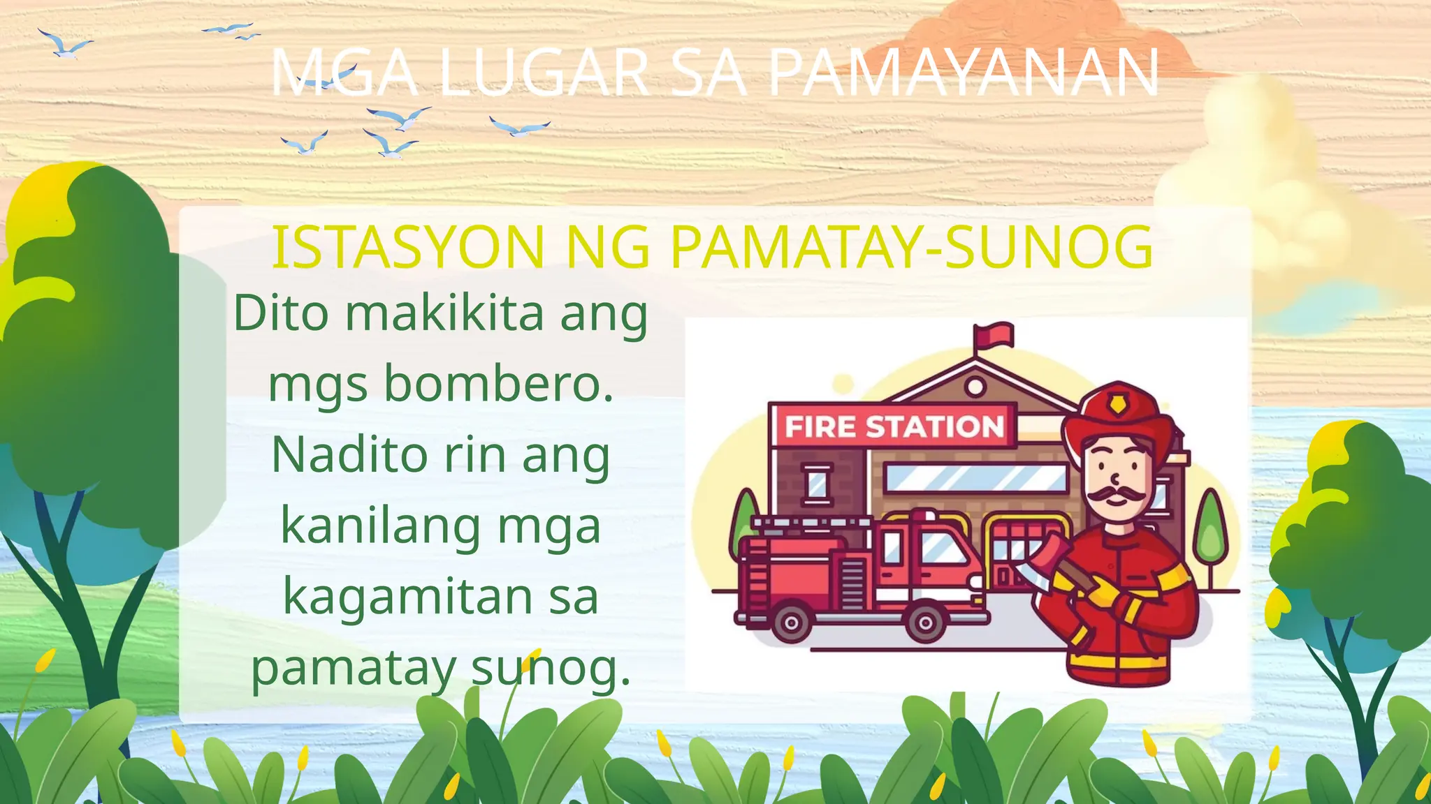 MAKABANSA - pamayanan- mga lugar sa pamayanan - ikatlong markahan | PPTX
