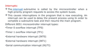 microcontroller 8051 hfdsdsyghydfhdsgukhdfsdgjkghu | PPTX