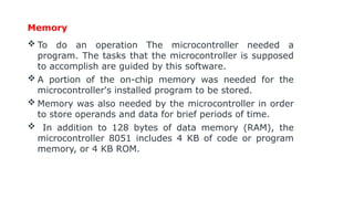 microcontroller 8051 hfdsdsyghydfhdsgukhdfsdgjkghu | PPTX