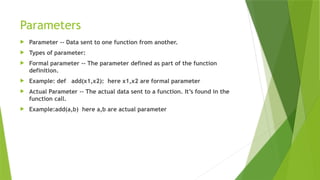 What Parameters UNIT – 3.pptx for first year engineering | PPTX