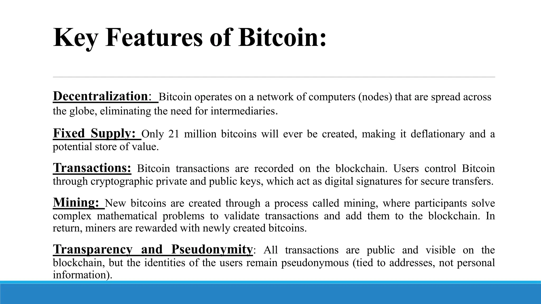 Bitcoin Basics: Wallets, Transactions, and Double Spending Explained | PDF