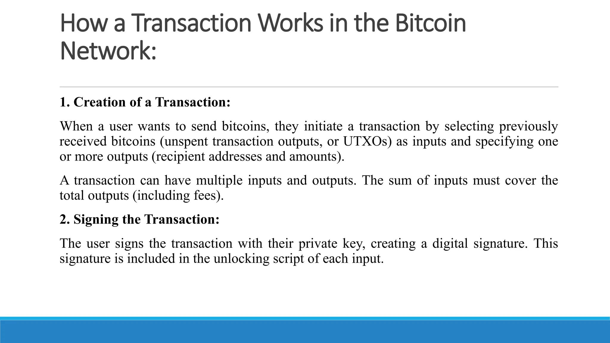 Bitcoin Basics: Wallets, Transactions, and Double Spending Explained | PDF