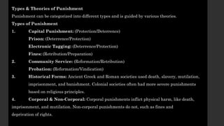 Unit -3: The Concept of punishment and theories | PPTX