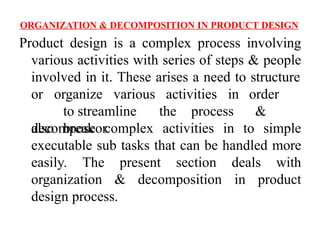 product design and development PL/CM ppt | PPTX