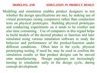 Different Between Simulation And Prototypes product design and development PL/CM ppt | PPTX