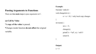 UNIT_3-Arrays and Functions Pointers, Structures and Unions | PPTX