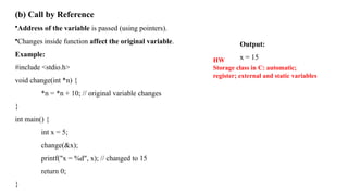 UNIT_3-Arrays and Functions Pointers, Structures and Unions | PPTX