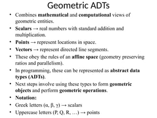 Geometric Objects and Transformationssss | PPTX