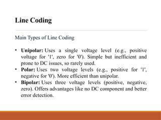 Unit 3: The Physical Layer-Signals, Transmission Modes | PPTX