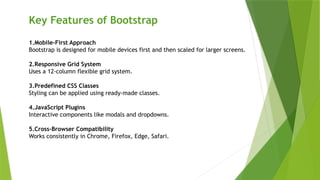 Comprehensive Guide to Front-End Development and Bootstrap Framework | PPTX