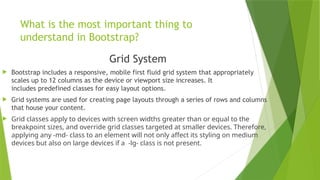 Comprehensive Guide to Front-End Development and Bootstrap Framework | PPTX