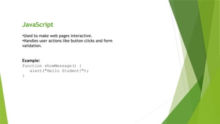 Comprehensive Guide to Front-End Development and Bootstrap Framework | PPTX