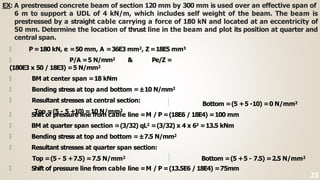 Analysis of Prestressed Concrete Members | PDF