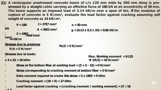 Analysis of Prestressed Concrete Members | PDF