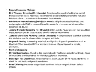 Comprehensive Genetic Testing and Screening in Neonates and Adults | PPTX