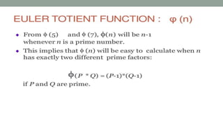 Mathematics of Asymmetric cryptography | PPTX