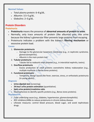 Protein - Unit 3 - Biochemistry - B.sc Nursing 2nd Sem Notes | PDF