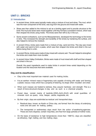 First Class Brick Report.pdf Bricks | PDF