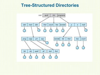 Tree-Structured Directories
 