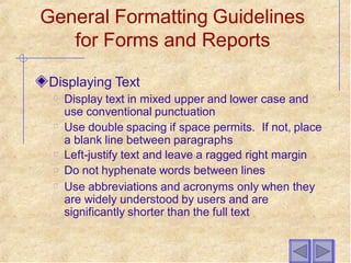 Designing Forms and Reports | PDF