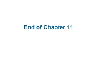 End of Chapter 11
 