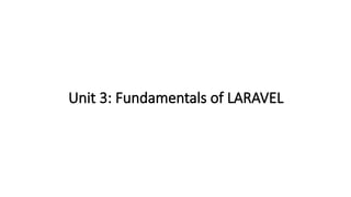 Comprehensive Guide to Laravel Fundamentals and Composer Usage for PHP ...