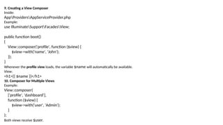 Comprehensive Guide to Laravel Fundamentals and Composer Usage for PHP ...