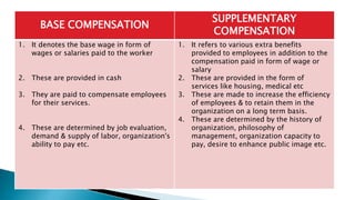 Factor comparison method:
In this method, jobs are ranked according to a series of factors such as mental
effort, physical...