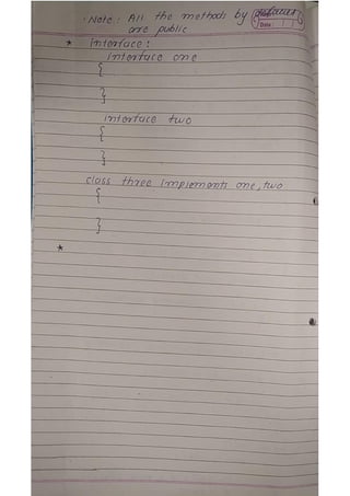 UNIT 3-INHERITANCE AND INTERFACE IN JAVA.pdf