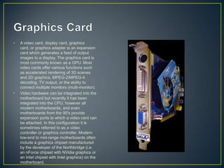 Unit 3- Internal components. | PPTX