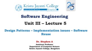Unit 3 - Lecture 5 - Design Patterns – Implementation issues – Software Reuse.pdf