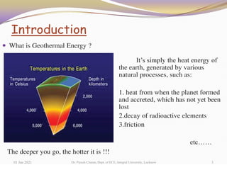 Unit 3 Geothermal Energy | PDF