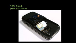 SIM Card
(from Wikipedia)
 