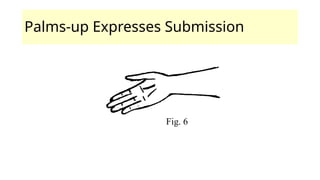 Palms-up Expresses Submission
Fig. 6
 