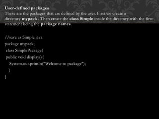 Unit3 part3-packages and interfaces | PPTX | Programming Languages ...