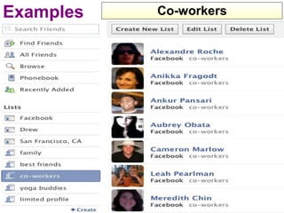 Examples Co-workers
 