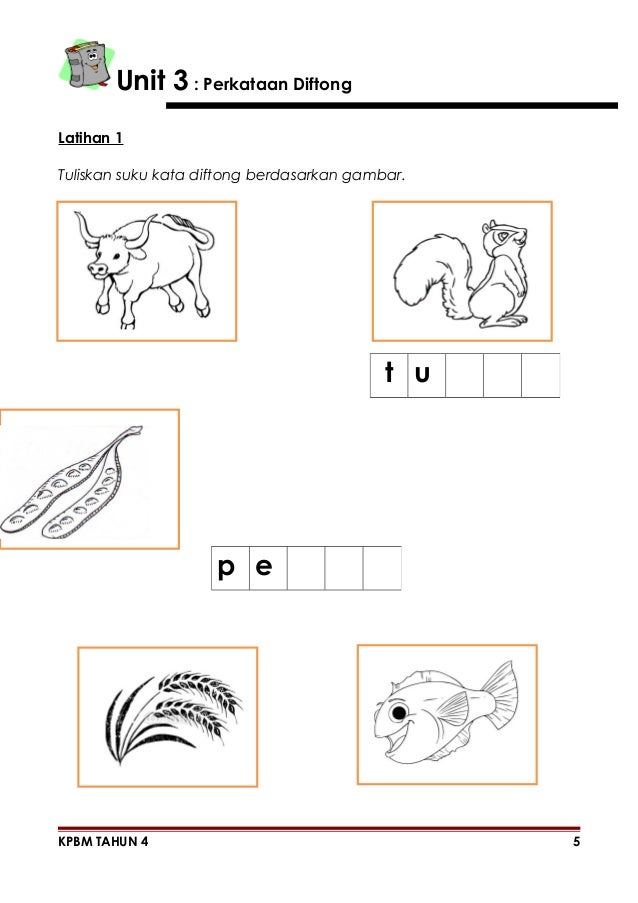 Perkataan diftong Perkataan diftong