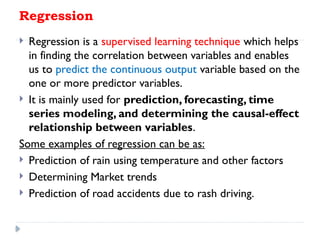 Machine learning notes for arts and engg | PPTX