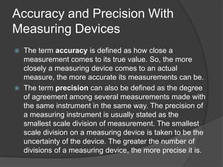 Unit 3  Precision Measurement