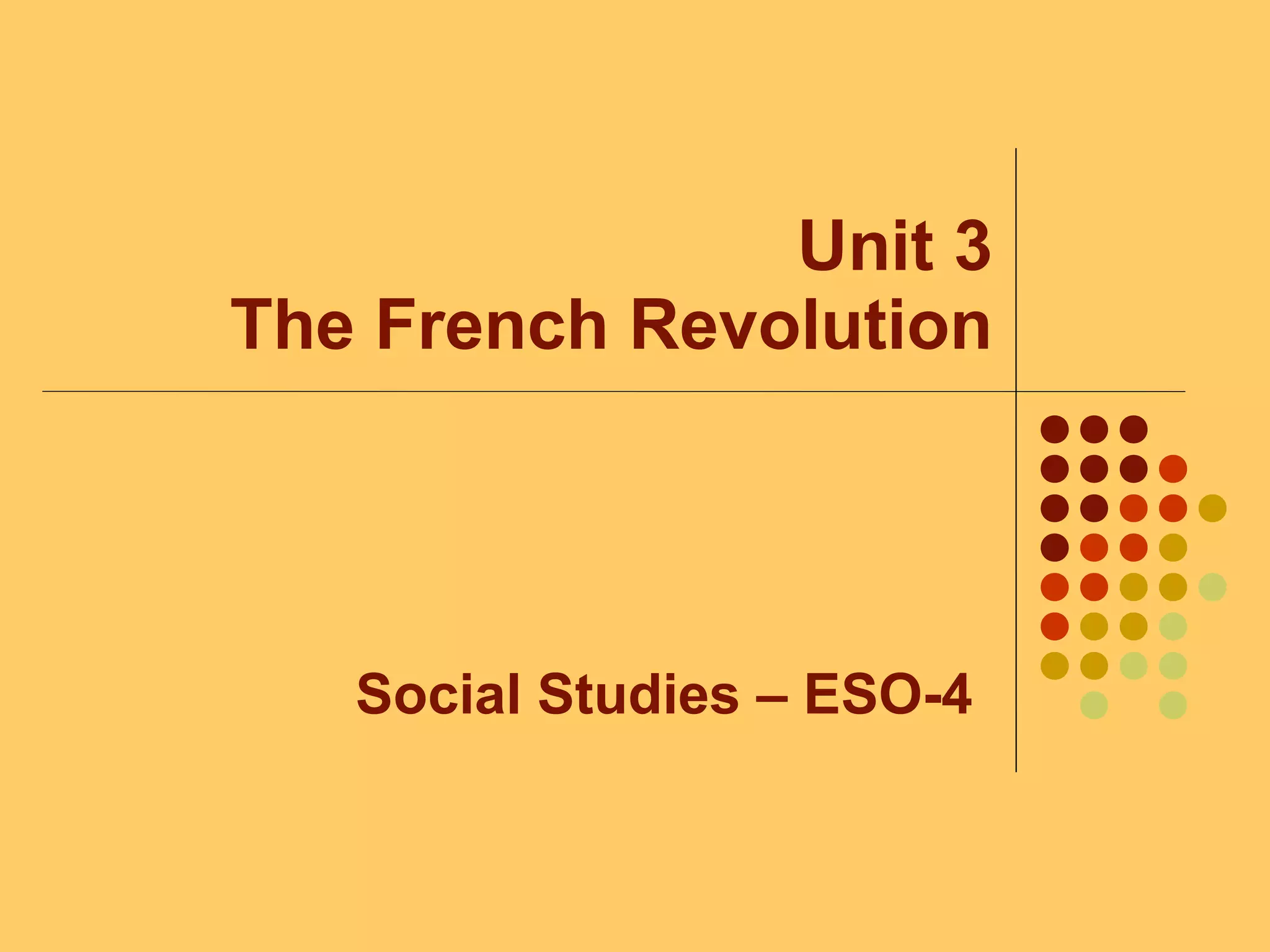 Unit 3 - The French Revolution | PDF