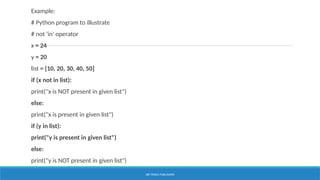 Comprehensive Guide to Control Flow, Functions, and Strings in Python ...