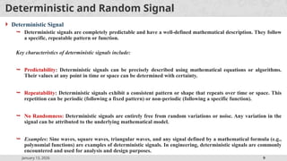 Random Pattern And Deterministic Pattern Unit 3-Signals and Systems.pptx aaaaaaaaa | PPTX