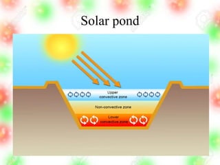 Solar pond
 